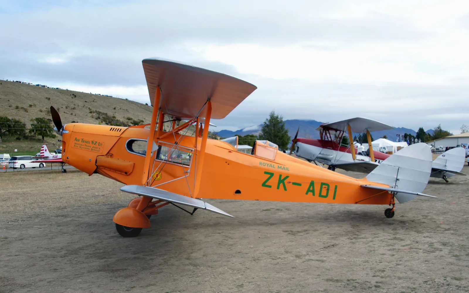 De Havilland DH.83 Fox Moth vintage biplane aircraft, a small passenger aircraft from the 1930s
